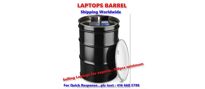 100pcs Laptops For Export By Barrel