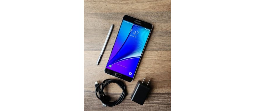 Samsung Note 5 + spen/Charger/cable
